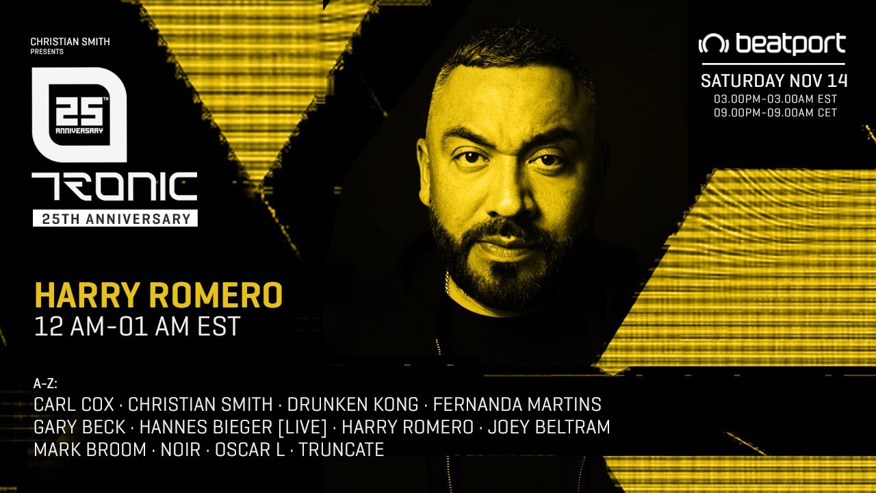 Hannes Bieger DJ set - Tronic 25th Anniversary | @Beatport Live