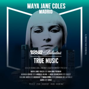 Boiler Room Madrid Maya Jane Coles Boiler Room Madrid Maya Jane Coles